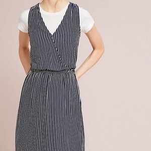 Anthro Sunday in Brooklyn Carine Blue Stripe Dress Size S Small